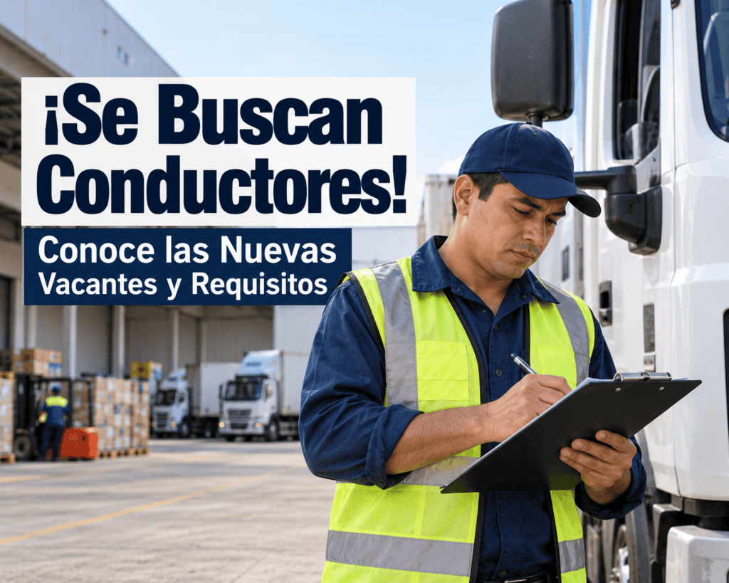 🚛 ¡Se Buscan Conductores! Conoce las Nuevas Vacantes y Requisitos